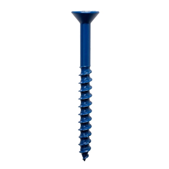 Simpson Strong-Tie Titen Turbo 1/4 In. x 1-3/4 In. T25 Flat-Head Concrete and Masonry Screw Blue (25 Ct.)