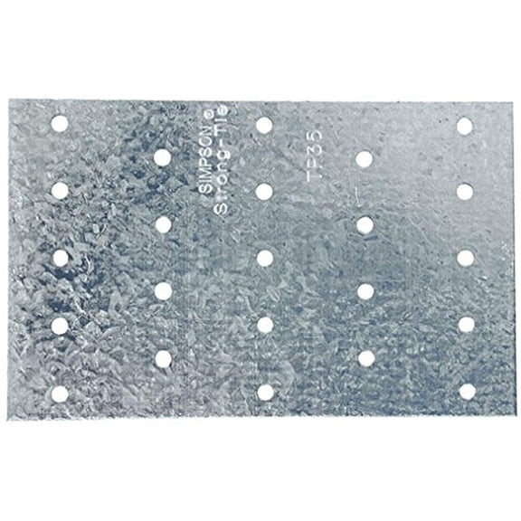 Simpson Strong-Tie Simpson TP35 3-1/8 in. x 5 in. Tie Plate 100-per box — Home & Garage Storage, Stackable Design