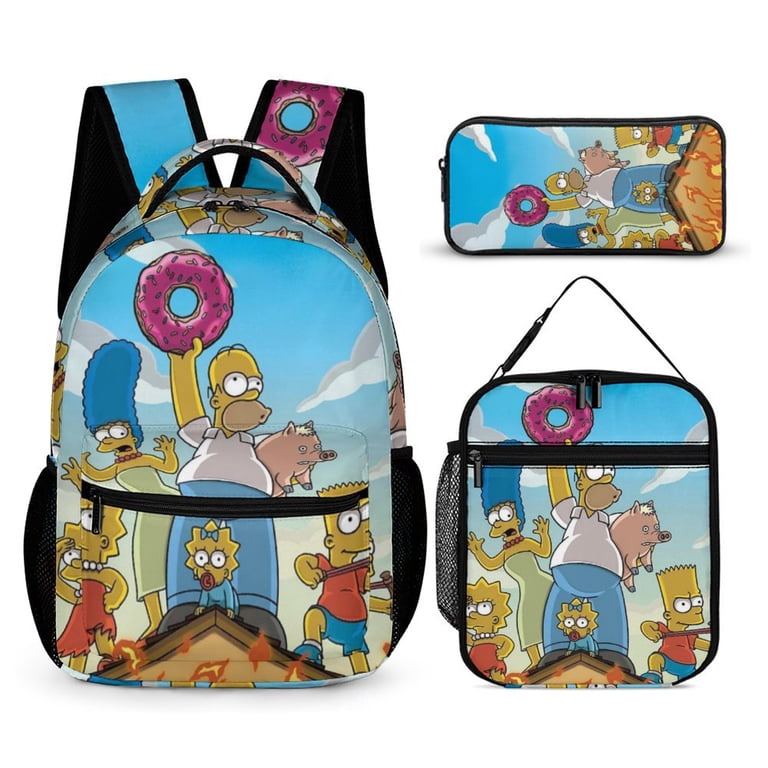3pc back pack set This 3-piece backpack set comes with a cute floral quilted  main image 2