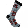 thumbnail image 1 of Simpsons 802082 The Simpsons Duff Beer All Over Crew Socks, 1 of 1