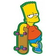 Simpsons 826282 The Simpsons Bart with Skateboard Soft Touch PVC Magnet ...
