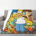 thumbnail image 1 of Simpsons Air Conditioning Blanket Lightweight Thermal Bed Quilt Ultra Cozy Throw Blanket Tapestry For Bedding Sofa And Travel 70"X80", 1 of 8