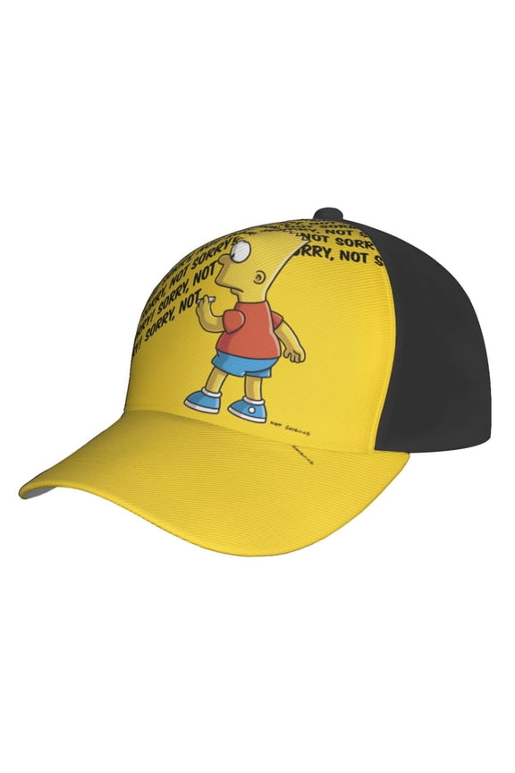 Simpsons Anime Baseball Cap Hats Adjustable Snapback Caps Cool Dad Hat for Men Women Teens Best Gift