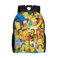 thumbnail image 1 of Simpsons Backpack Unisex Bookbag Rucksack Printing Shoulder Bag Back To School Bag Travel Hiking Daypack, 1 of 8