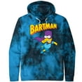 thumbnail image 1 of Simpsons - Bartman Mens Tie Dye Pullover Hoodie, 1 of 1