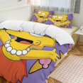 thumbnail image 1 of Simpsons Bedding Sets Comfort 3 Pieces Bedding Set 1 Duvet Cover + 2 Pillowcase Decorative Bedding 90"x90", 1 of 8