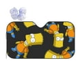 thumbnail image 1 of Simpsons Car Windshield Sun Shade Auto Front Window Sunshade Cover Car Visor For Car Truck Suv Small, 1 of 9