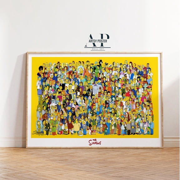 Simpsons Characters : Springfield TV Series Art