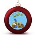 thumbnail image 1 of Simpsons Christmas Balls Ornaments Decoration Xmas Tree Hanging Ornament Pendant for Home Indoor Holiday Party Decor 2PCS, 1 of 8