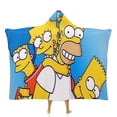 thumbnail image 1 of Simpsons Cloak Hooded Blanket Soft Wearable Blanket Hoodie Throw Cape for Couch Kids Adults 60"x80", 1 of 8