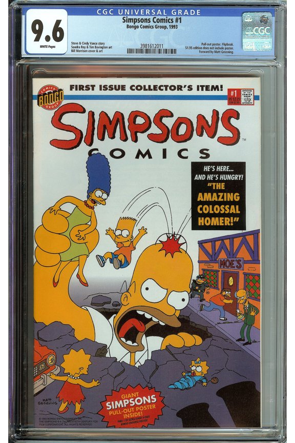Simpsons Comics #1 - CGC 9.6 Comic Book