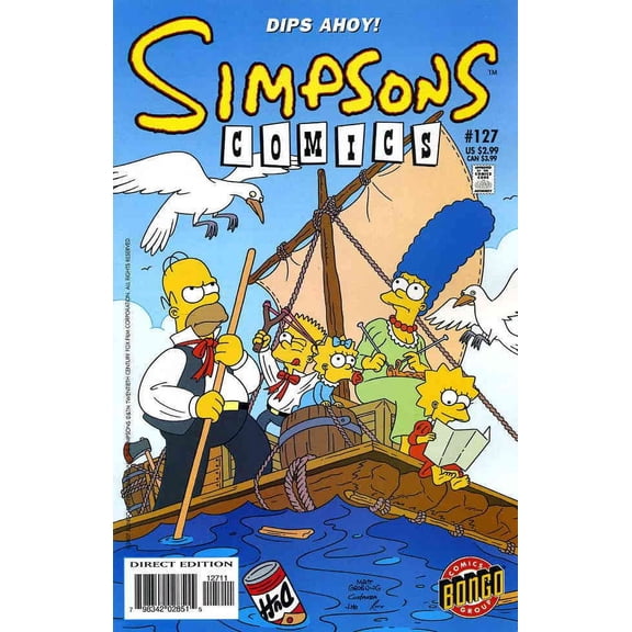 Simpsons Comics #127 VF ; Bongo Comic Book