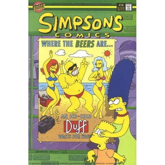 Simpsons Comics #14 (Newsstand) VF ; Bongo Comic Book