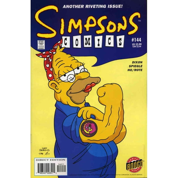 Simpsons Comics #144 VF ; Bongo Comic Book