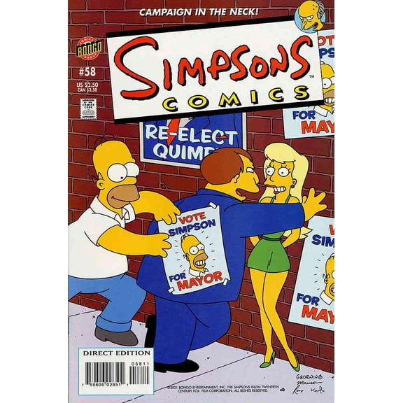 Simpsons Comics #58 VF ; Bongo Comic Book