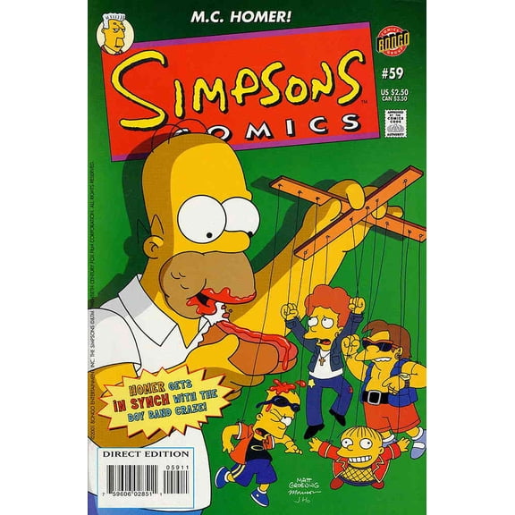 Simpsons Comics #59 VF ; Bongo Comic Book