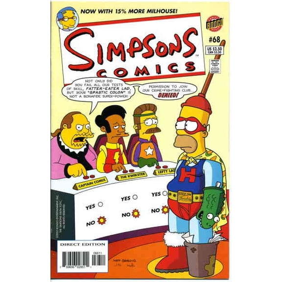 Simpsons Comics #68 VF ; Bongo Comic Book