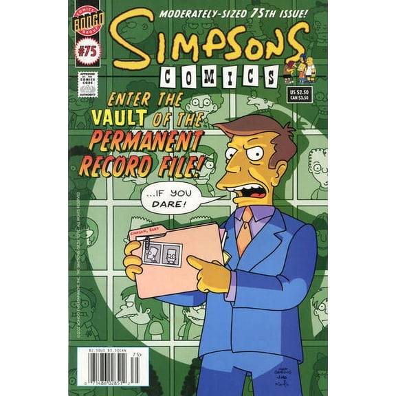 Simpsons Comics #75 (Newsstand) VF ; Bongo Comic Book