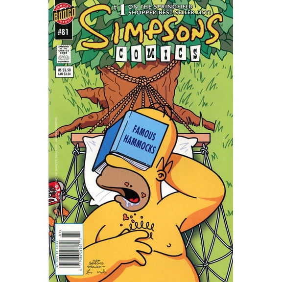 Simpsons Comics #81 (Newsstand) VF ; Bongo Comic Book