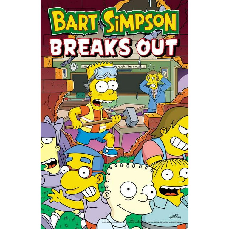 Simpsons Comics Bart Simpson Breaks Out, (Paperback) - Walmart.com