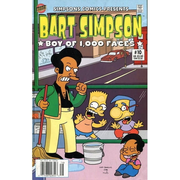 Simpsons Comics Presents Bart Simpson #10 (Newsstand) VF ; Bongo Comic Book