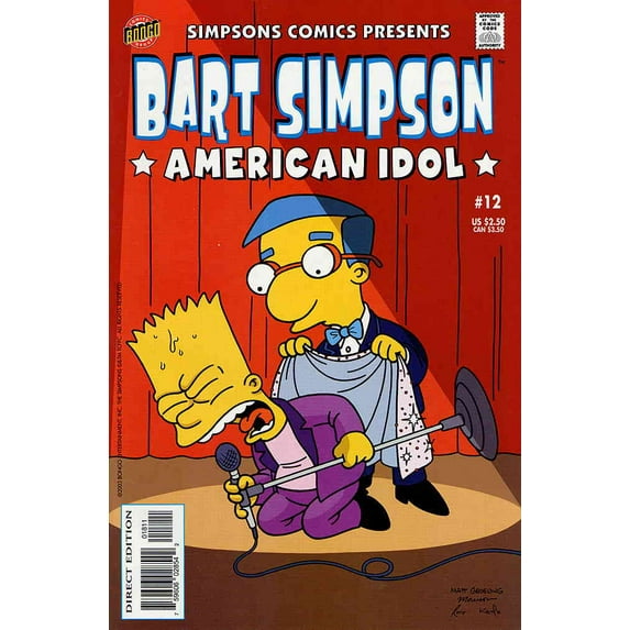 Simpsons Comics Presents Bart Simpson #12 VF ; Bongo Comic Book