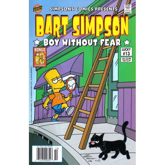 Simpsons Comics Presents Bart Simpson #13 (Newsstand) VF ; Bongo Comic Book