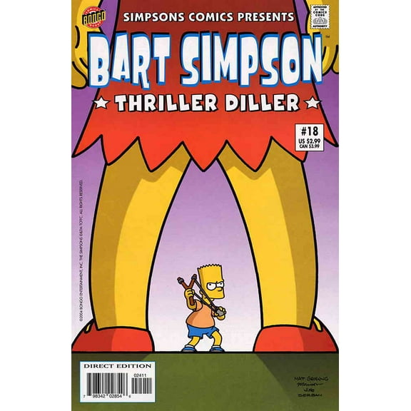 Simpsons Comics Presents Bart Simpson #18 VF ; Bongo Comic Book