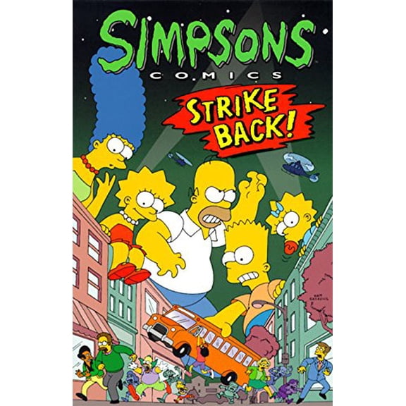 Pre-Owned Simpsons Comics Strike Back (Paperback) 9780060952129