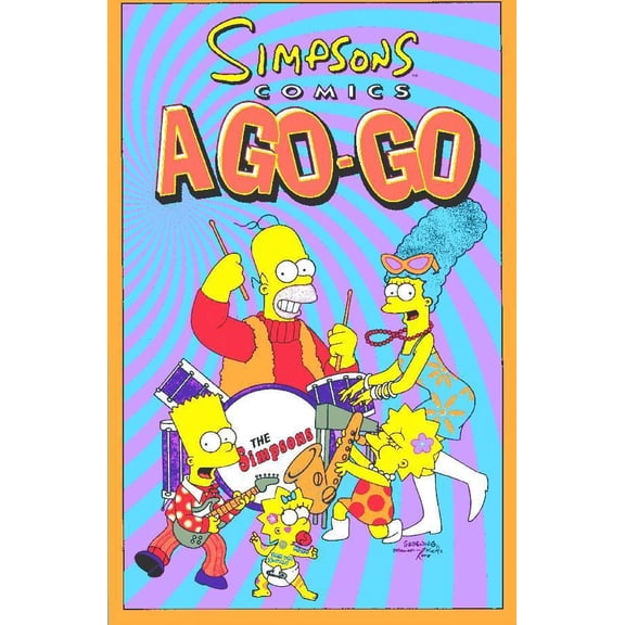 Simpsons Comics TP Vol 9 A Go Go Paperback Book 2000 Bongo Comics Matt Groening