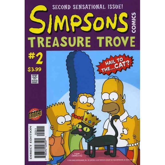 Simpsons Comics Treasure Trove (Bongo) #2 VF ; Bongo Comic Book