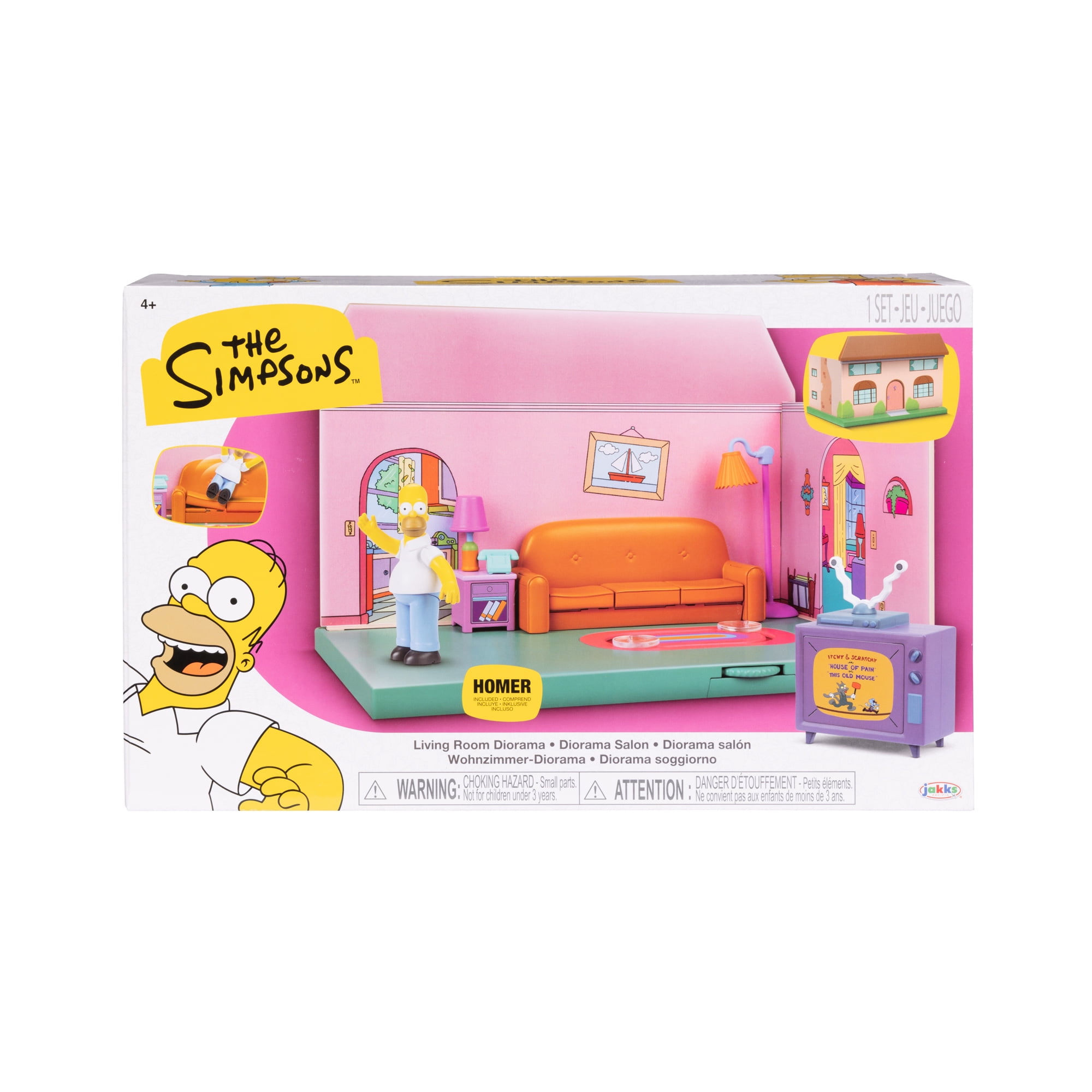 The Simpsons Diorama Playset House