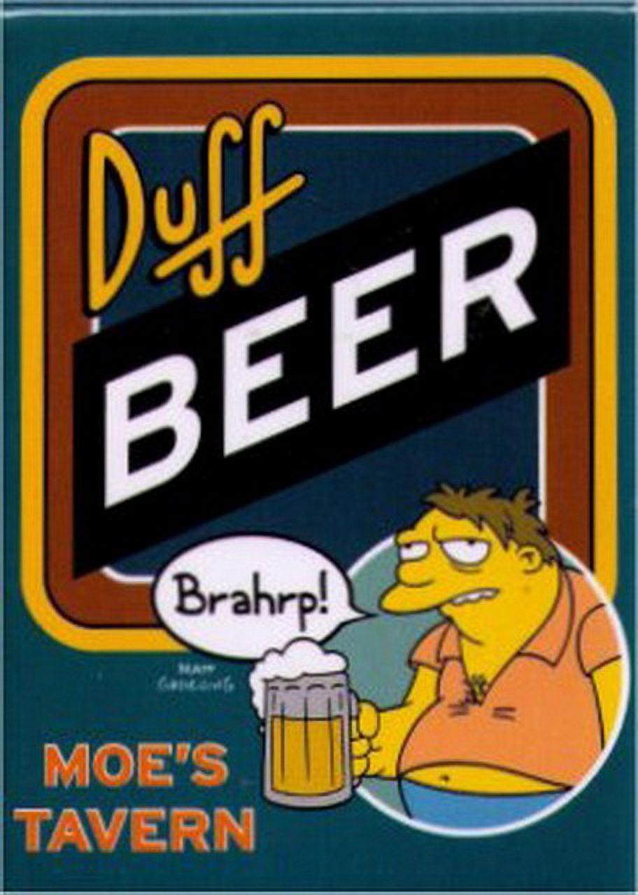 Simpsons Duff Beer Moe's Tavern Barney Magnet SM983 