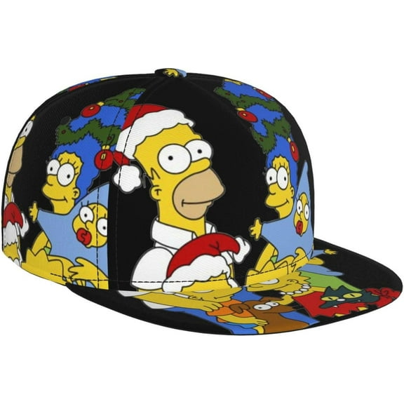 Simpsons Hat Fashion Mens Women Snap Back Hats - Adjustable Baseball Cap Mesh Hat Unisex Headwear