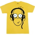 thumbnail image 1 of Simpsons Homer Headphones T-Shirt, 1 of 1