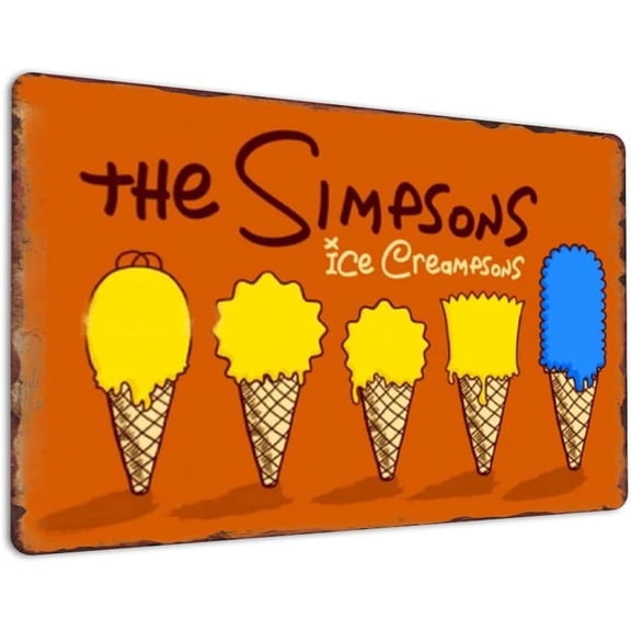 The Simpsons Ice Creampsons Diamond Art Kits For Adults,The Simpsons Theme DIY Diamond Art Kits The Simpsons Cartoon Full Round Drill Diamond Paintings for Home Wall Decor 8X12 Inch