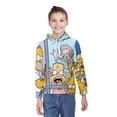 thumbnail image 1 of Simpsons Kid Hoodies Boys Girls 3D Graphic Sweatshirt Long Sleeve Pullover Hoodie Casual Hooded Sweater Coat S, 1 of 6