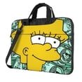 thumbnail image 1 of Simpsons Laptop Carrying Case 13 Inch Laptop Bag Computer Protective Case Shoulder Strap Carrying Briefcase Messenger Bag, 1 of 9