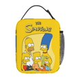 thumbnail image 1 of Simpsons Lunch Bag Reusable Insulated Lunch Box Meal Handbag To Keep Food Fresh 3D Cartoon Lunch Tote Bag Work Office Outdoor Picnic, 1 of 8