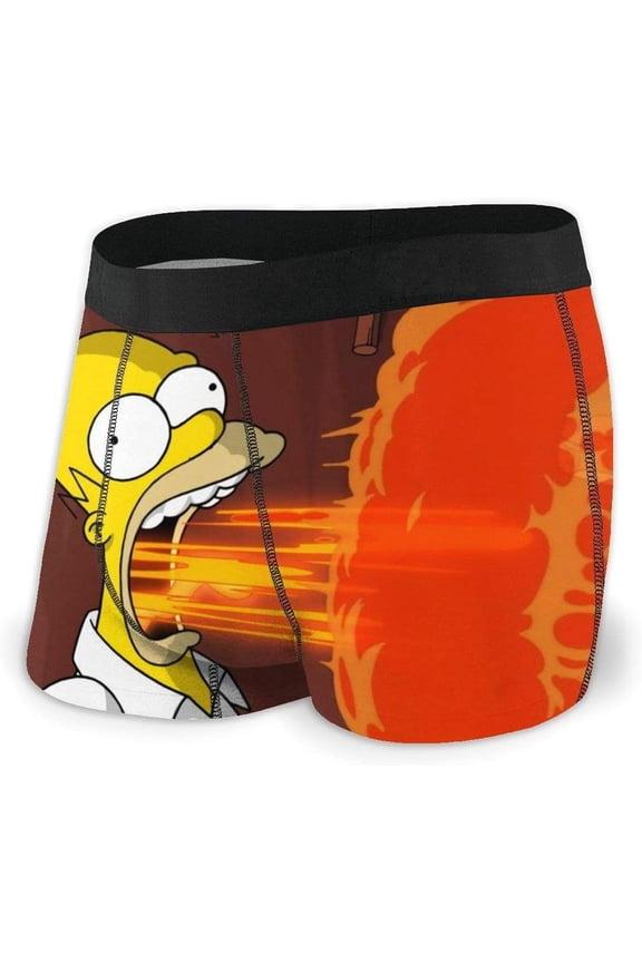 Simpsons Men's Boxer Shorts Soft Stretch Boxer Shorts Multipack Custom Made Anime