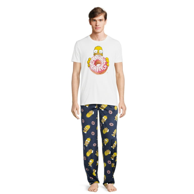 Simpsons Men's Homer Graphic Tee and Pants Sleep Set, 2-Piece, Sizes S-2XL - Walmart.com Simpsons Men's Homer Graphic Tee and Pants Sleep Set, 2-Piece, Sizes S-2XL - Walmart.com