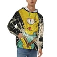 thumbnail image 1 of Simpsons Men's Hoodie With Color Drawstrings Sweatshirt Hooded Pullover Print Winter Coat Jacket 3x-Large, 1 of 9