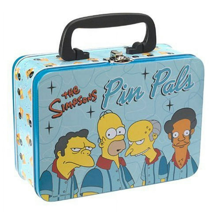 Collectible Simpsons Pin Pals Metal Lunch Box