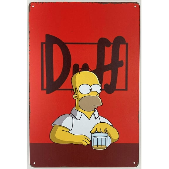 The Simpsons Series Diamond Art Kits For Adults,Duff Beer With Homer Simpson 5D Diamond Art For Beginners,Cartoon DIY Diamond Art Kits Full Round Drill Diamond Paintings 8X12 Inch