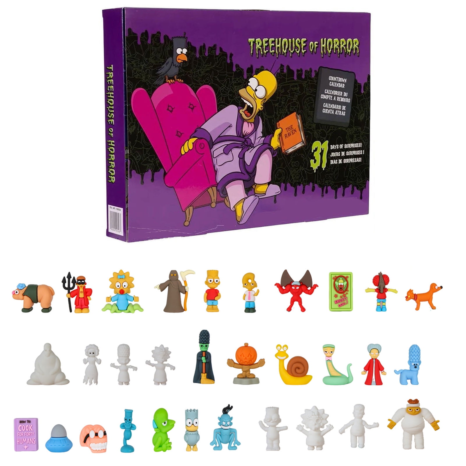 The Simpsons Advent Calendar Holiday 2025 Halloween 30 Days