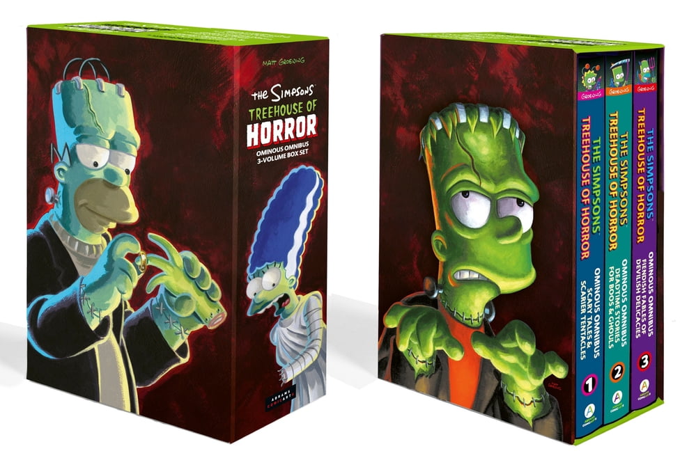 Simpsons Treehouse of Horror The Simpsons Treehouse of Horror Ominous Omnibus 3-Volume Box Set: The Complete Collector's Edition, (Paperback)
