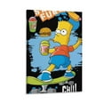thumbnail image 1 of Simpsons Wall Hanging Painting Wall Art Canvas Paintings Posters Home Decorations 08x12inch(20x30cm), 1 of 8