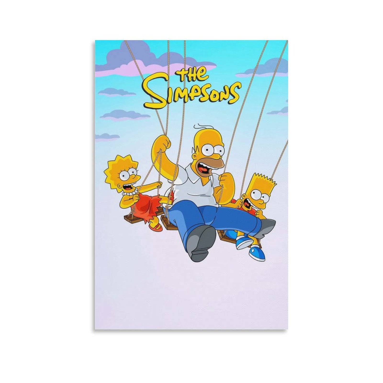 Simpsons Wall Hanging Painting Wall Art Canvas Paintings Posters Home