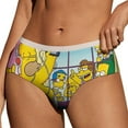 thumbnail image 1 of Simpsons Women's Underwear Briefs Soft Stretch Panties Breathable Comfortable Panties Undies S, 1 of 6