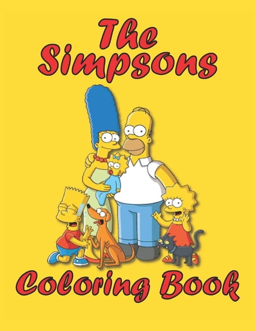 Simpsons coloring book : A great Simpsons coloring book for kids. 50